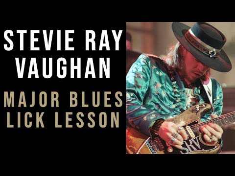 Stevie Ray Vaughan Major Blues Lick