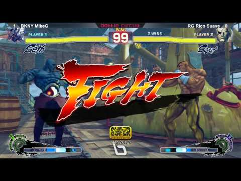 SSF4AE @ NLBC #39 - BKNY MikeG (Seth) vs RG Rico Suave (M. Bison)