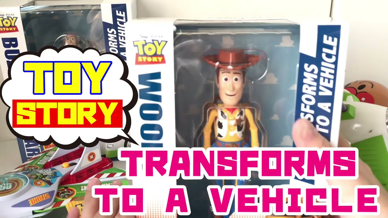 Toy Story Buzz Lightyear Woody Transformers Vehicle A toy that transforms into a car