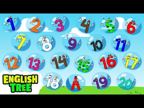 Number Bubbles 1-20 Song | English Tree