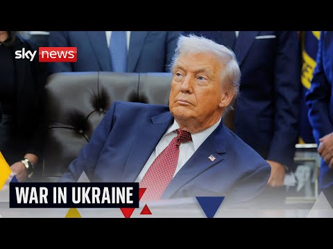 Putin wants to end war, says Trump - but 'we'll see what happens' | Watch in full