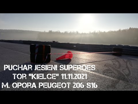 Best lap - M. Opora | Puchar Jesieni SuperOes Tor Kielce | Peugeot 206 S16 | 11.11.2021