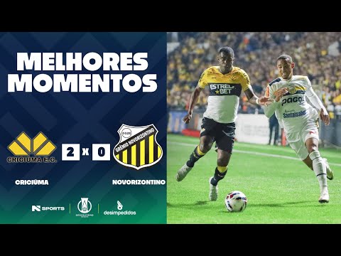 Gols e lances de Criciúma x Novorizontino