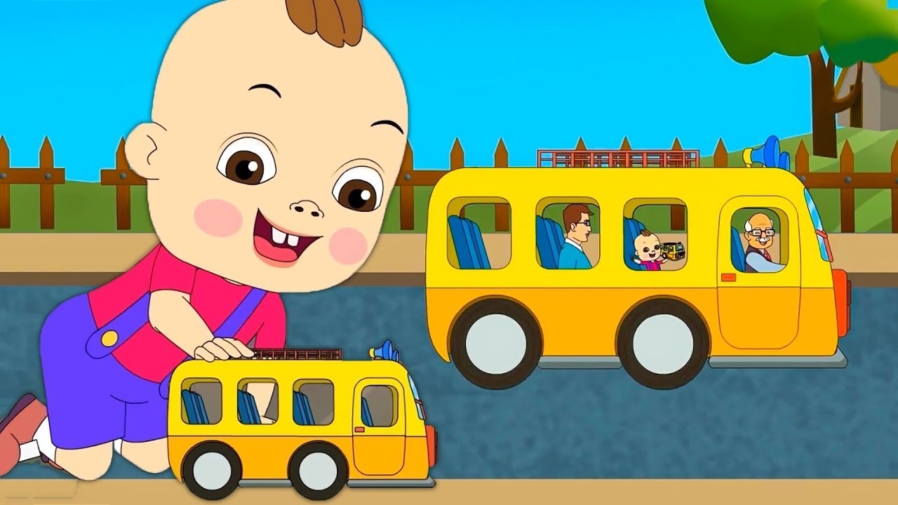 🔴 Wheels on the Bus - Nursery Rhymes & Kids Songs - Toddler Learning Video - Ms Rachel - Kids Songs