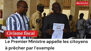 Civisme fiscal : Le Premier Ministre appelle les citoyens à prêcher par l’exemple