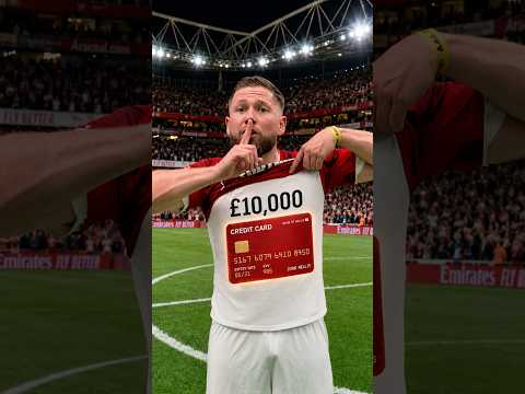 I Put My Bank Card on a Football Shirt