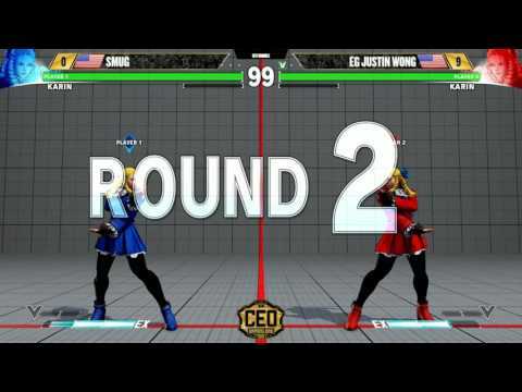 "BBR" SFV AT CEO 2016 - SMUG vs EF JUSTIN WONG (1080p HD)