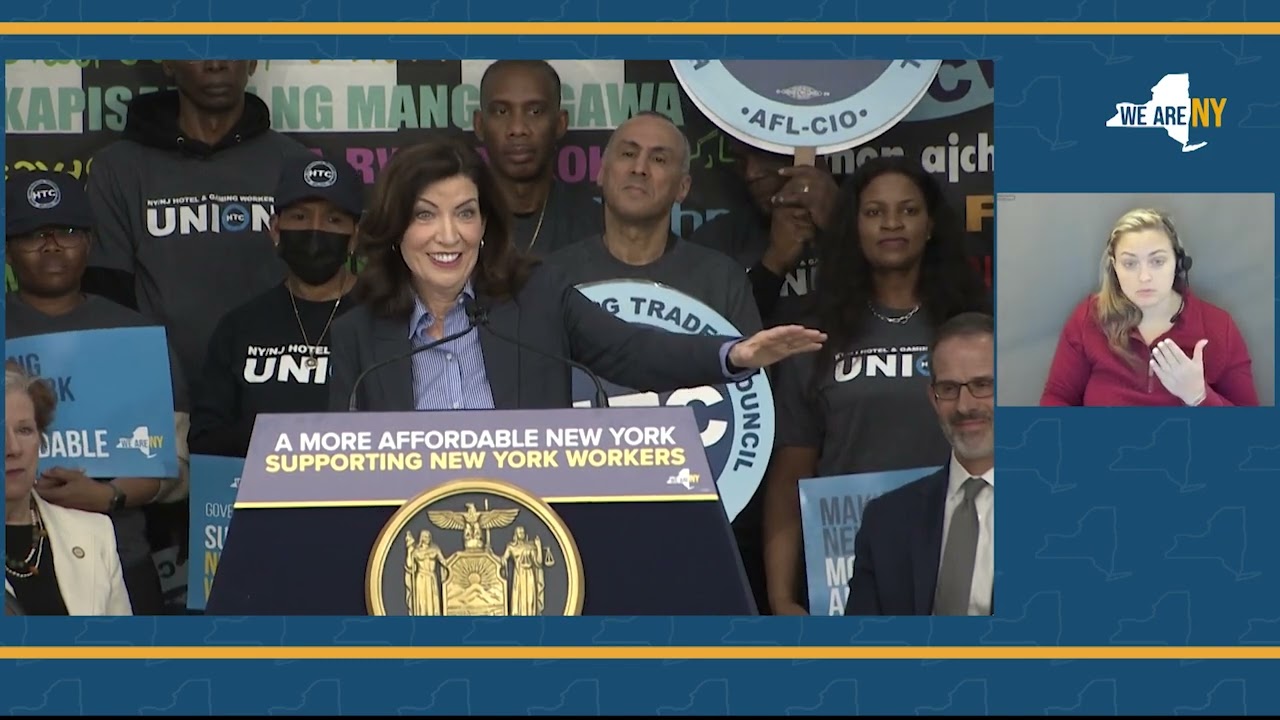 Governor Hochul Highlights Budget Investments to Support Workers and Make New York More Affordable