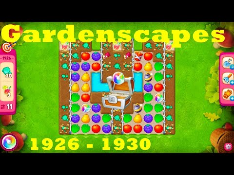 Gardenscapes Level 1926 - 1930 HD Walkthrough | 3 - match game | gameplay | android | ios | pc | app