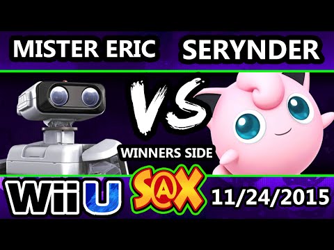 S@X 125 - Serynder (Jigglypuff) Vs. Mister Eric (ROB) SSB4 Tournament - Smash Wii U - Smash 4