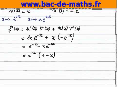 comment trouver le c dans une fonction exponentielle