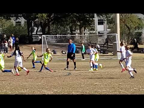 Socal Blues vs San Juan SC 2 G10 Girls Soccer Game U9 Desert Super Cup