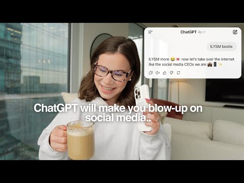 ChatGPT will get you 1M followers + every goal you have as a content creator & here's how..