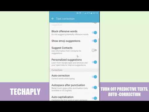 How to Turn off Auto Correction on Android