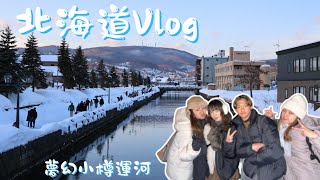 【日本交換vlog】北海道旅行 | 札幌雪祭光影秀| 夢幻的小樽運河雪燈之路 | 必吃湯咖哩炸雞 | 創意雪雕好可愛 | 雪地拖行李箱原來這麼克難