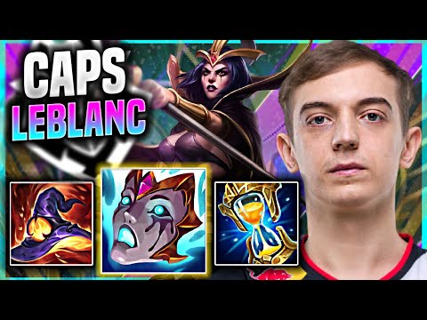 CAPS CHILLING WITH LEBLANC! - G2 Caps Plays LeBlanc MID vs Zed! | Challenger TV