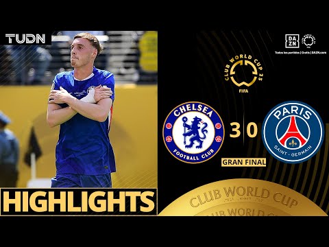 Resumen y goles -Chelsea 3-0 PSG | Mundial de Clubes de la FIFA - Final 2025 | TUDN








