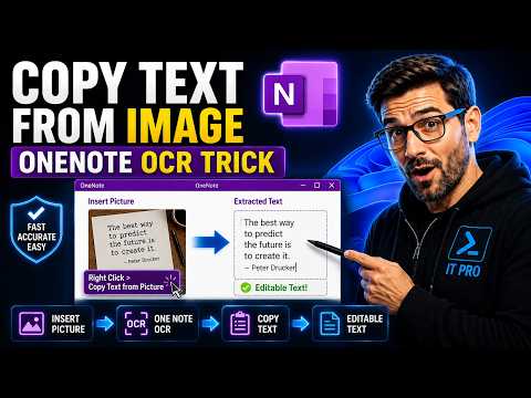 OneNote image to text OCR