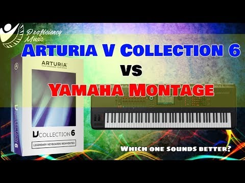 Arturia V Collection 6 vs Yamaha Montage: Sound vs. Sound Comparison!