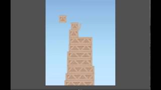 Free GameSalad Template - "The Tower" by Ketchapp (The Crate Tower)