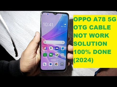 OPPO A78 5G OTG CABLE NOT WORKING SOLUTION ! 2024