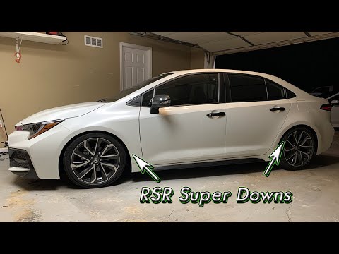 RSR Superdowns Install on 2020 Corolla