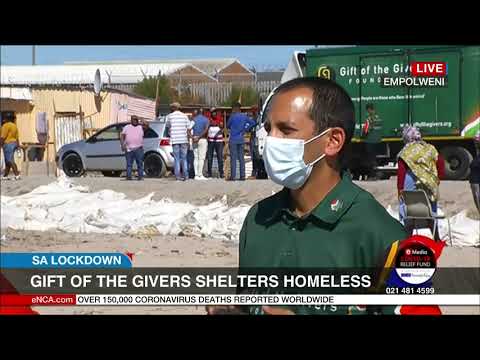 COVID 19 Gift of the Givers shelters homeless in CT