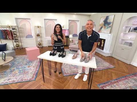 Clarks Collection Leather Sling- Back Pumps - Kepley Lane on QVC