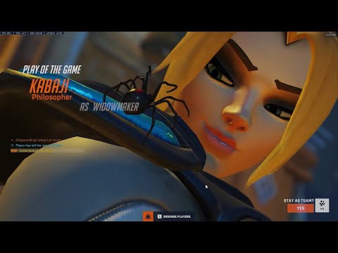 POTG! KABAJI WIDOWMAKER GAMEPLAY OVERWATCH 2 SEASON 5