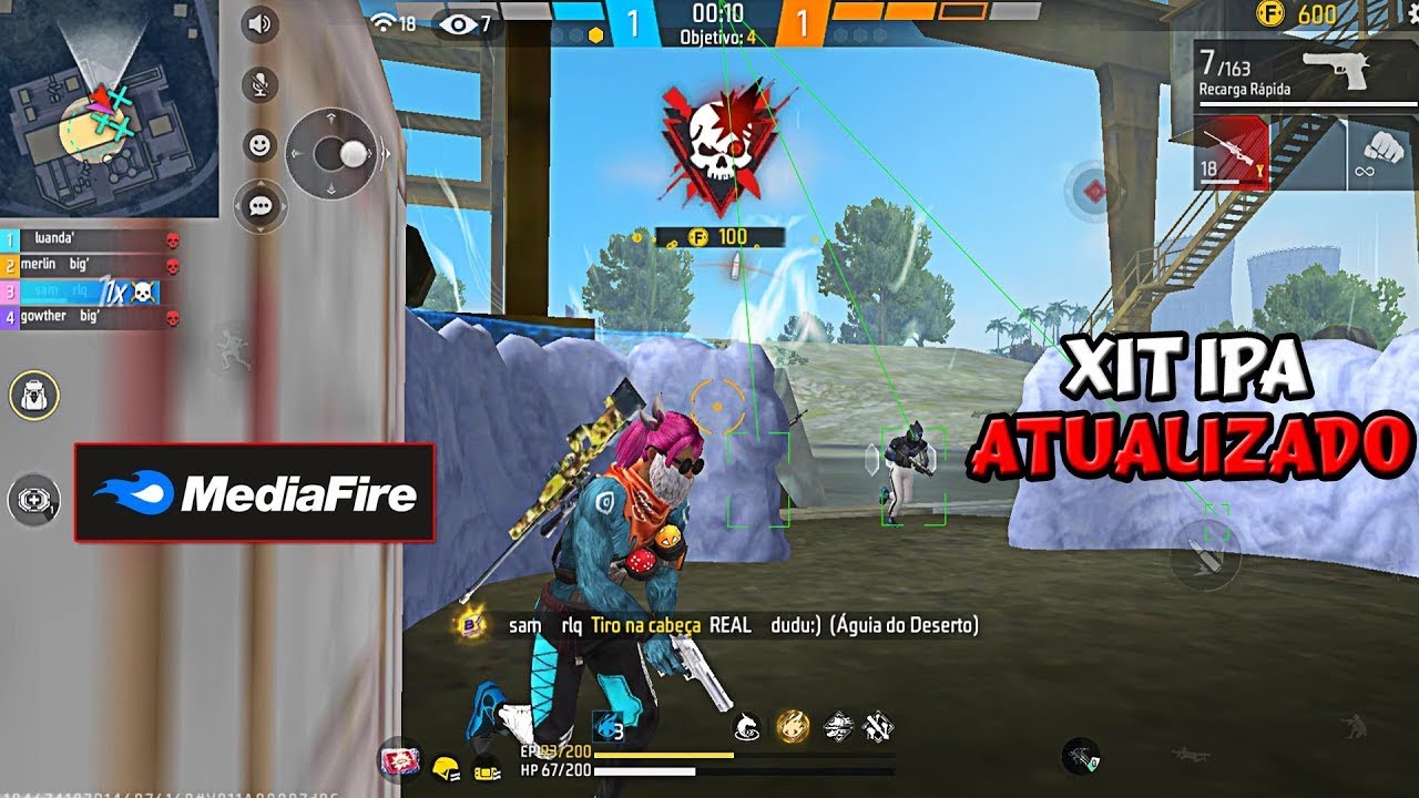 HS PESCOÇO 🇧🇷👺XIT 100% NA PASTA DATA + LINK DIRETO MEDIAFIRE ✅️ | HS FREEFIRE