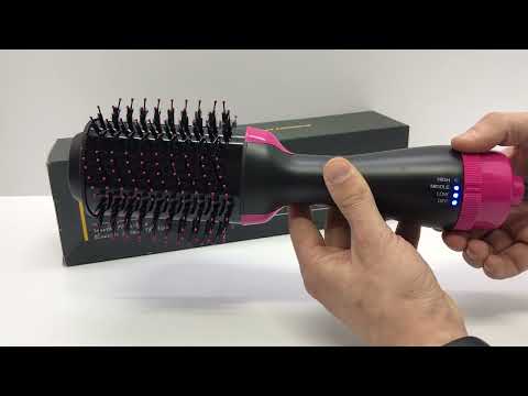 One step фен щетка для укладки и завивки волос Hair Dryer расческа для укладки волос - фото 1 - id-p1694033359