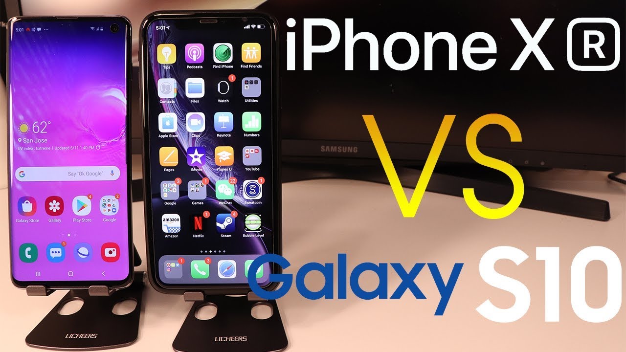 iPhone XR vs Samsung Galaxy S10 (Full review) (Speed test)