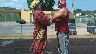 Payaso Pikorete se encuentra un luchador de la Lucha Libre en Puerto Rico
