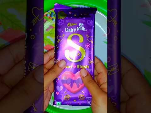 Cadbury Dairymilk Silk Heart Blush 💞 Valentine's Day special💕 chocolate day gift #shorts