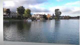 Luxury homes along Westlake Lake.