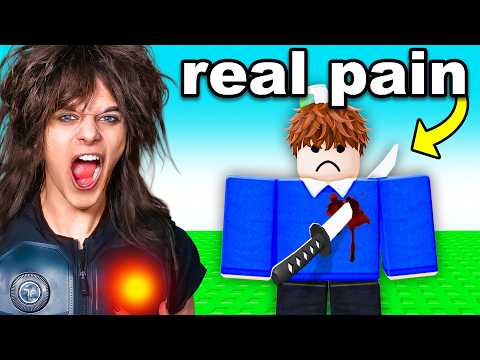 Trolling YouTuber With REAL LIFE PAIN In Roblox...