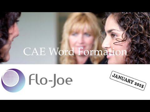 CAE Word Formation