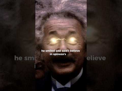 Einstein's great answer to " Do you believe in God ? "  #einstein #god #science #philosophy