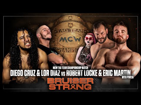 The MCW Tag Team Titles are on the line at Bruiser Strong 2022