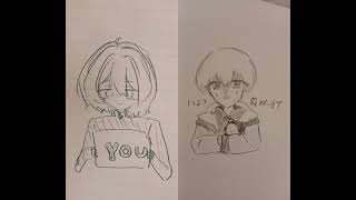 @のいあ-イラコン開催中 様とデュエット!!動画撮るのと絵へったくそですみません…#ハンドレ#ハンドレッドノート#デュエット#テレキャスタービーボーイ