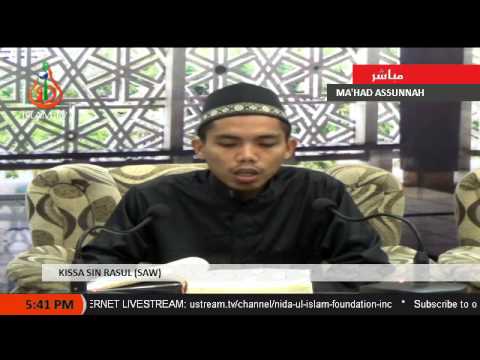 Kissa sin Rasul (SAW) 3 - Sheikh Jomar Naing (Tausug)