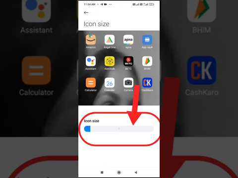 Redmi Mobile Ka App Icon Size Change Kaise Kare! App Icon Size Change! #shorts #youtubeshorts