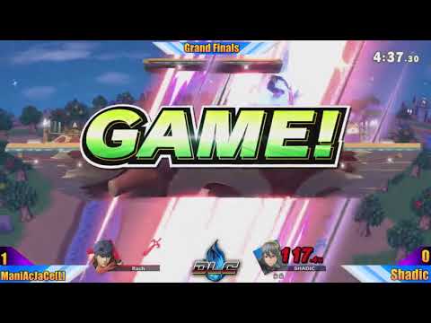 Ultimate SmashaPalooza #20: Grand Finals - GOL| SHADIC (Corrin) vs OCE| MaNiAcJaCe (Ike)