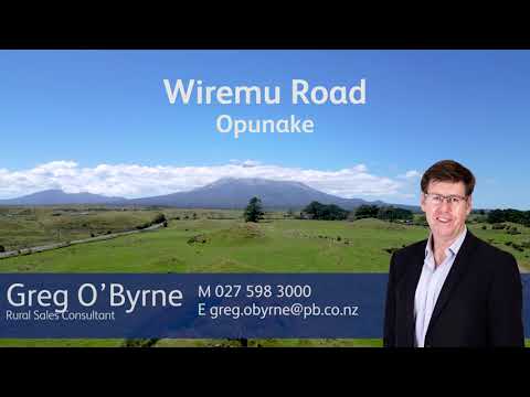 Lot 1 Wiremu Road, Opunake, South Taranaki, Taranaki, 0房, 0浴, Grazing