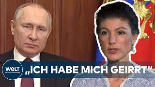 ANGRIFF AUF DIE UKRAINE: Frau Wagenknecht, ist Wladimir Putin ein Kriegsverbrecher – WELT Interview