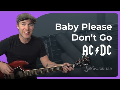 Baby Please Dont Go Guitar Lesson | AC/DC | Them And Others