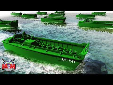 HUGE Army Men COASTAL BEACH INVASION ! D-DAY Army Men Of War Battle Simulator