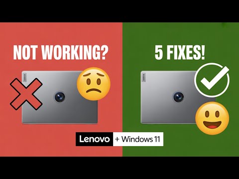 How to Fix Camera Not Working on Lenovo Laptop Windows 11