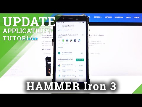 How to Update Applications in myPhone Hammer Iron 3 – Install Latest App Version