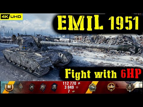 World of Tanks EMIL 1951 Replay - 8 Kills 6.5K DMG(Patch 1.6.1)